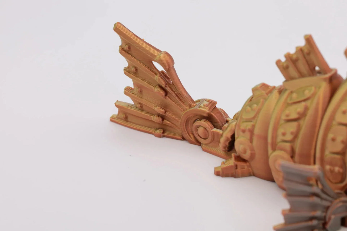 Cyberpunk Fisch – Handgefertigte Dekofigur, futuristisches Fidget Toy mit farbwechselndem Effekt – Geschenkidee & Sammlerstück - TobiCrafts3D