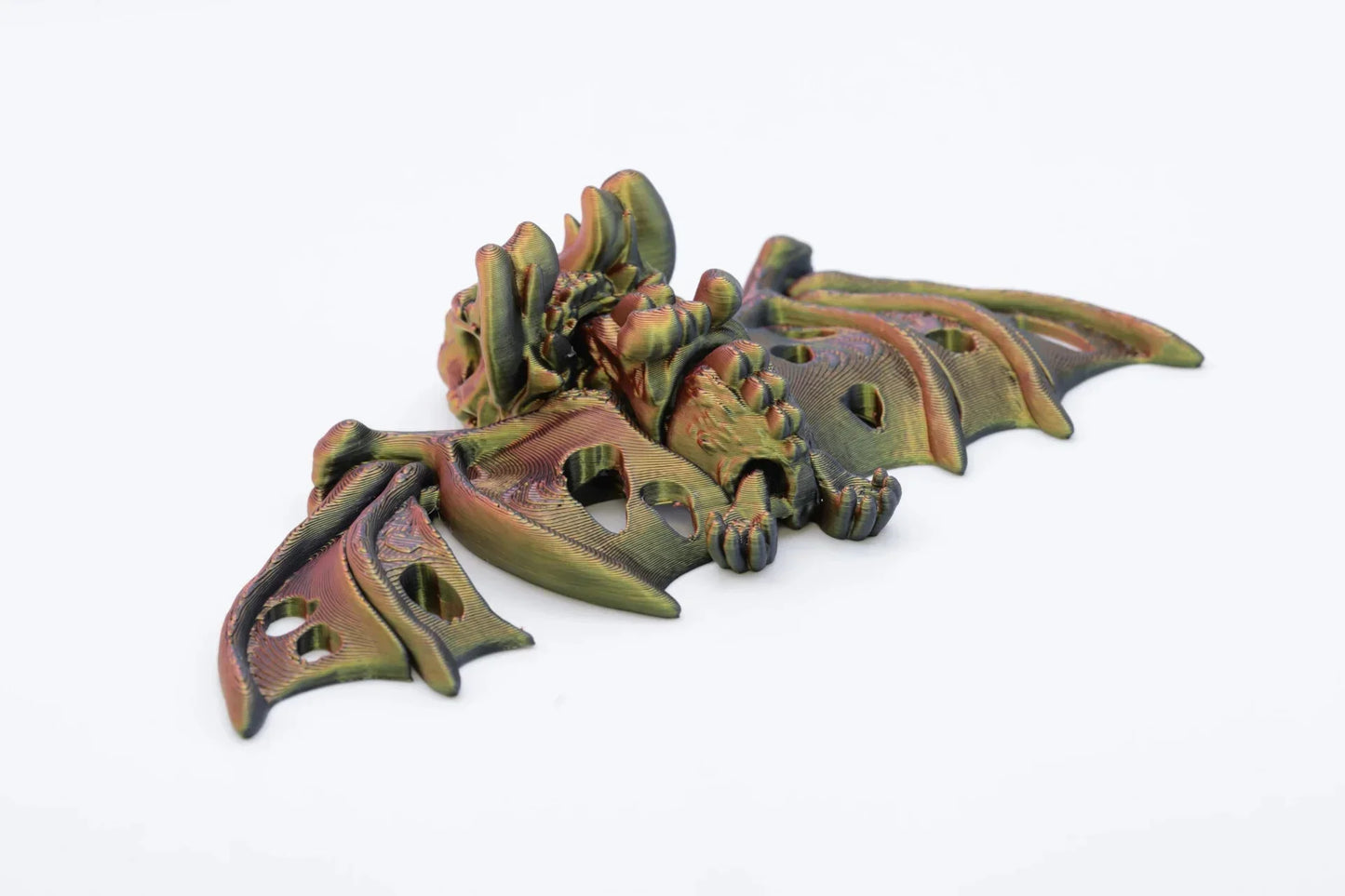 Einzigartige farbwechselnde Fledermaus für Halloween – Handgefertigte Deko und flexibles Sammlerstück – Gruseliges Geschenk für Fans - TobiCrafts3D