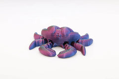 Färbe wechselnde 3D-Krabben: Fidget Toy für Ozean-Fans - TobiCrafts3D