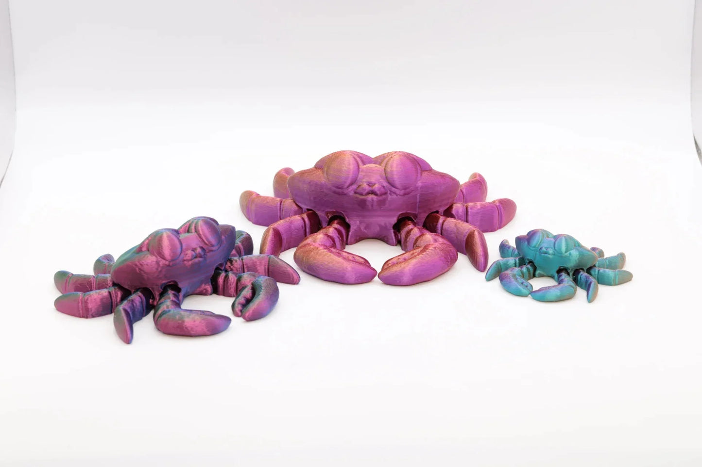 Färbe wechselnde 3D-Krabben: Fidget Toy für Ozean-Fans - TobiCrafts3D