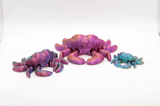 Färbe wechselnde 3D-Krabben: Fidget Toy für Ozean-Fans - TobiCrafts3D