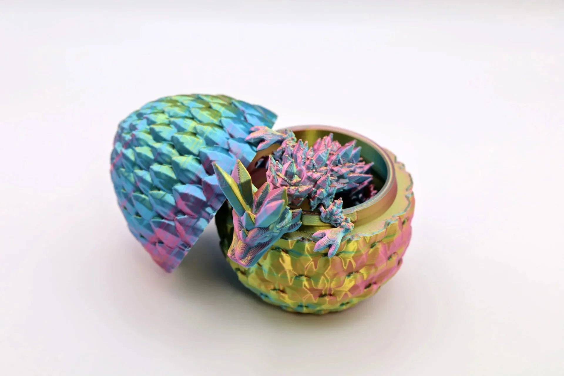 Aufschraubbares Drachenei mit kleinem Drachen - Ein Magisches Schauspiel - TobiCrafts3D