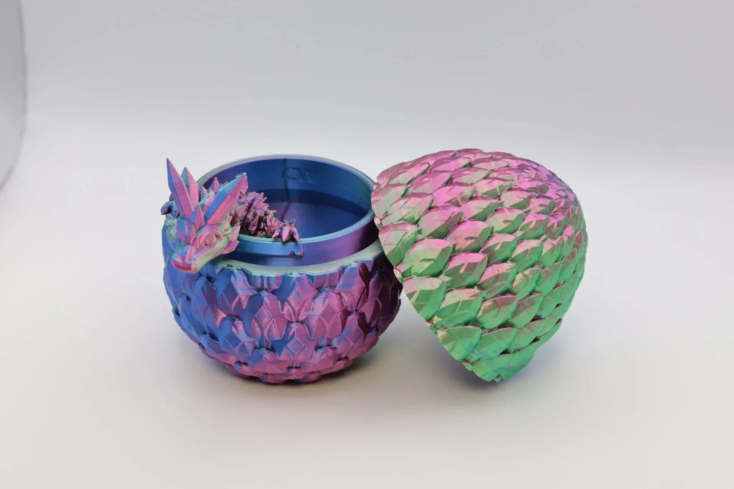 Aufschraubbares Drachenei mit kleinem Drachen - Ein Magisches Schauspiel - TobiCrafts3D