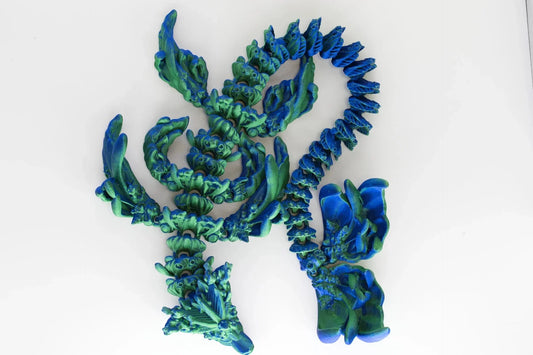 beweglicher Korallendrache mit Farbwechsel - TobiCrafts3D