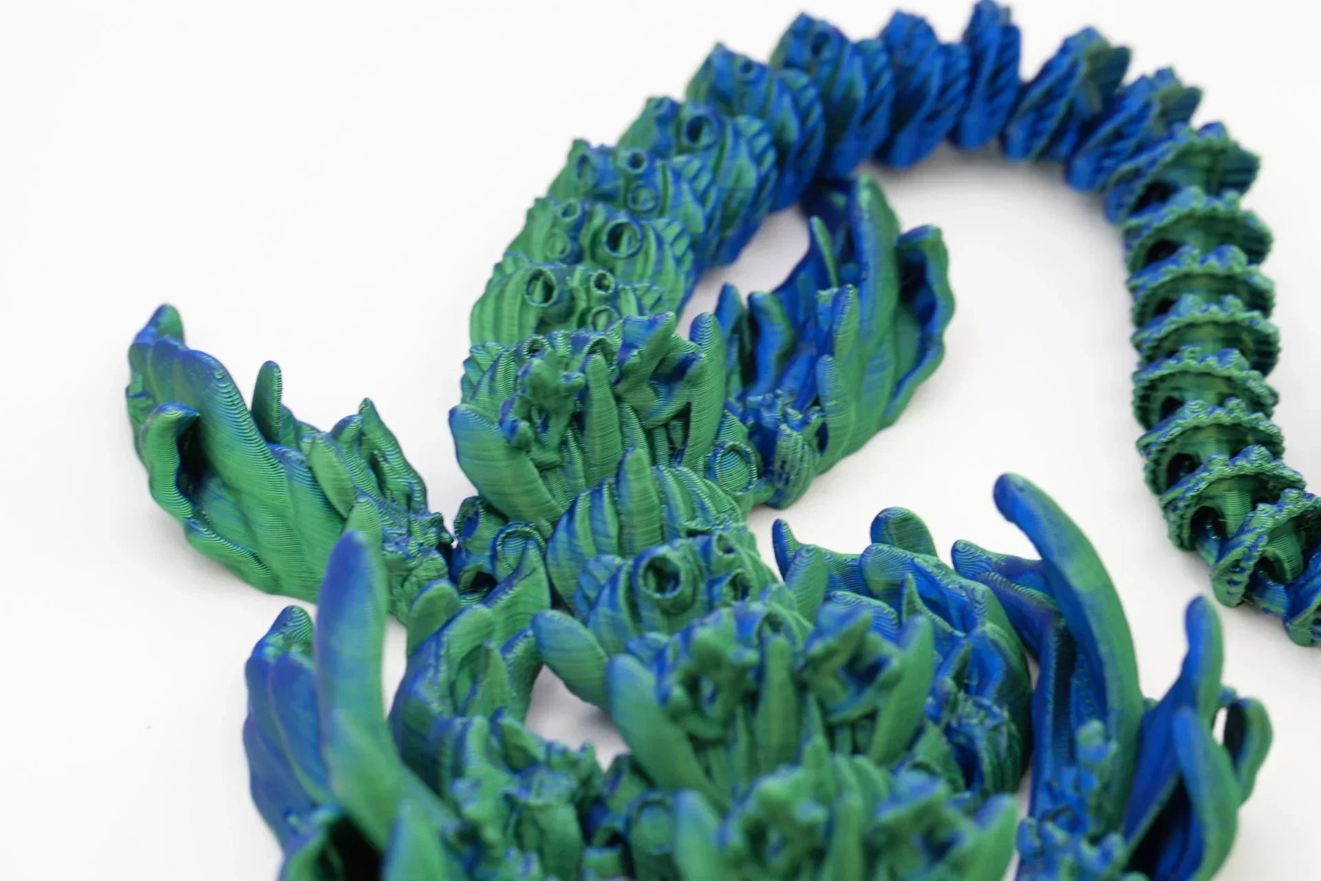 beweglicher Korallendrache mit Farbwechsel - TobiCrafts3D