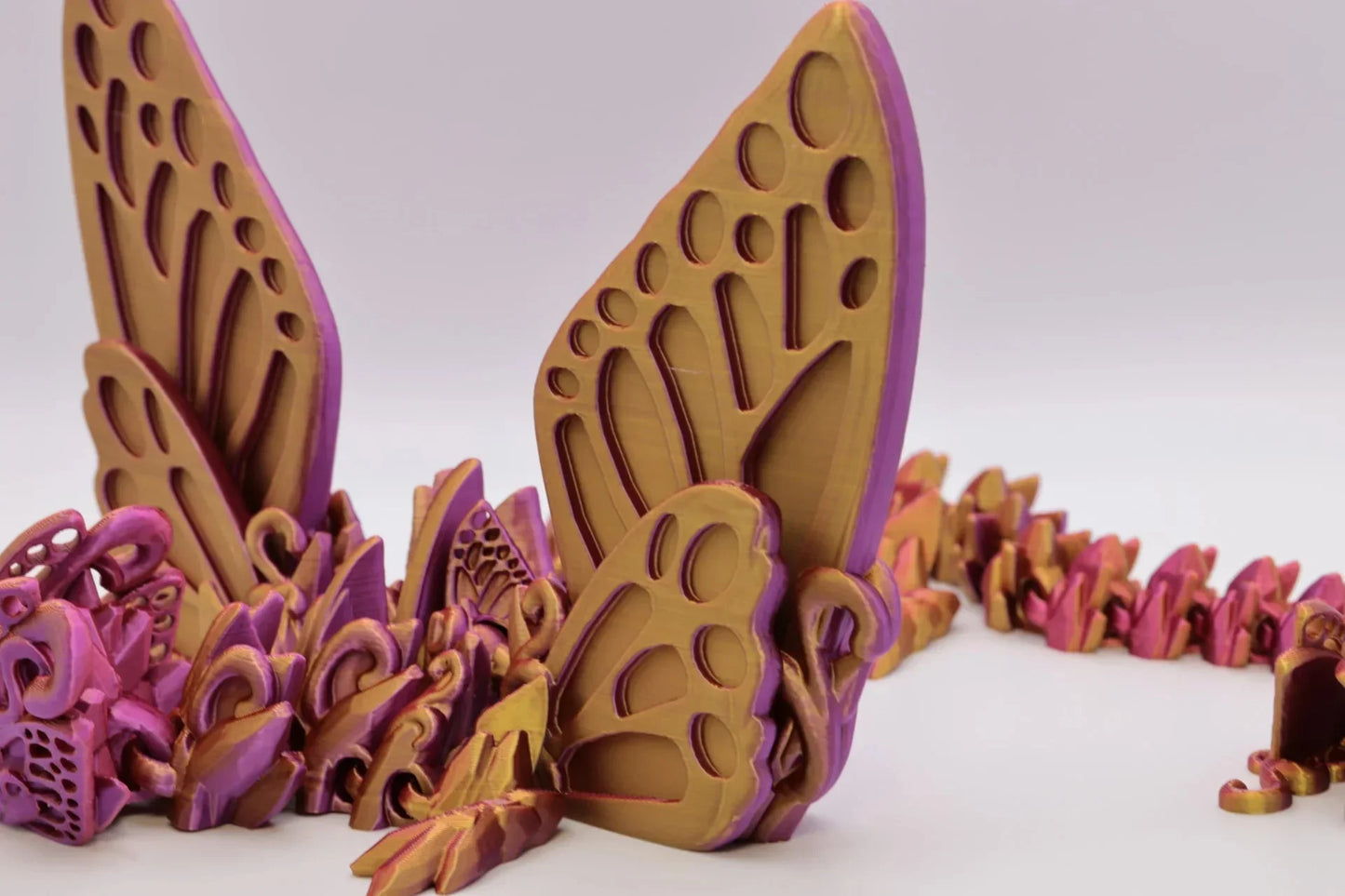 Beweglicher Schmetterlingsdrache - Frühlingsdekoration - TobiCrafts3D