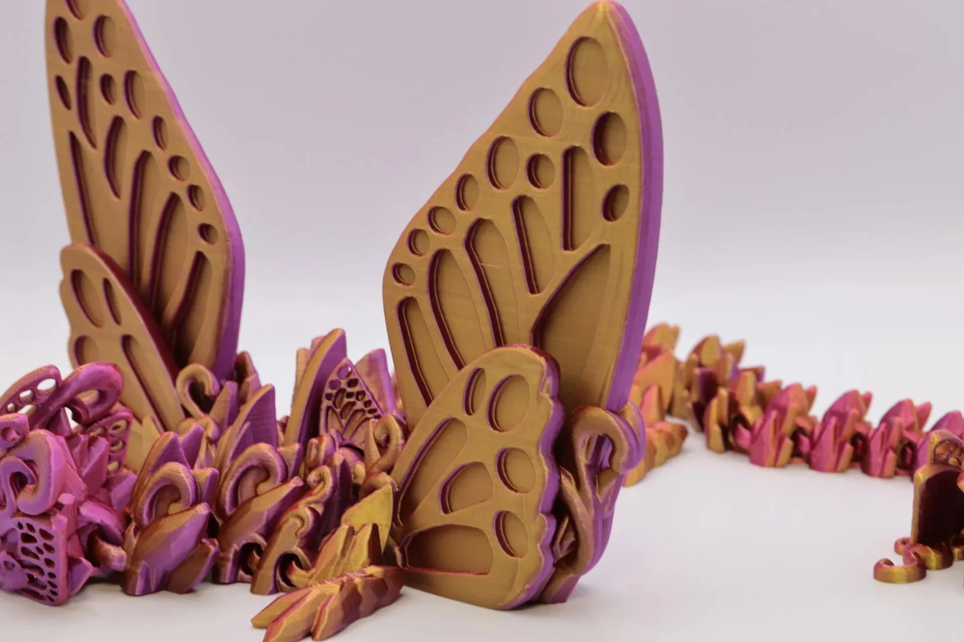 Beweglicher Schmetterlingsdrache - Frühlingsdekoration - TobiCrafts3D