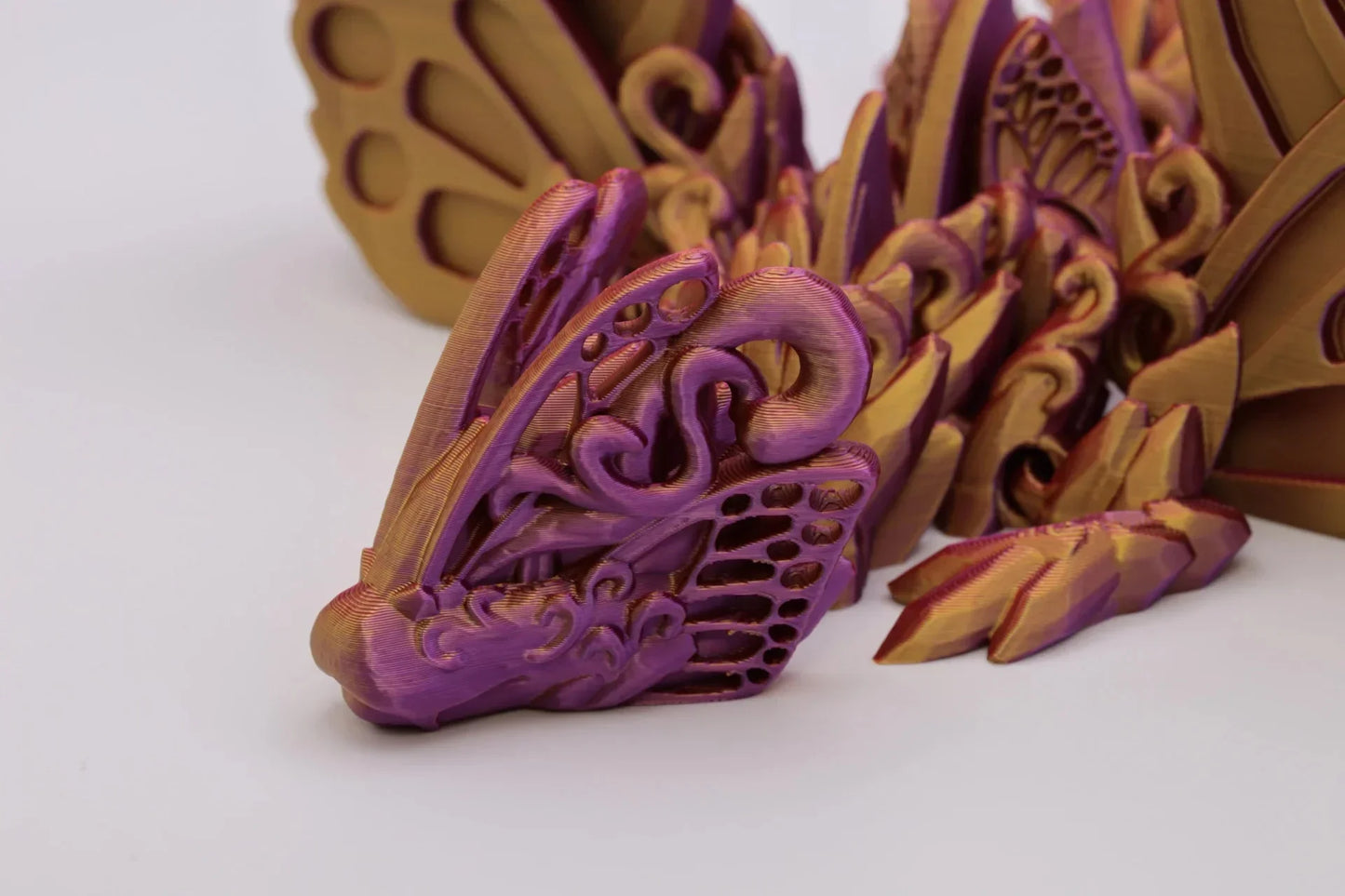 Beweglicher Schmetterlingsdrache - Frühlingsdekoration - TobiCrafts3D