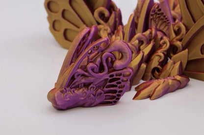Beweglicher Schmetterlingsdrache - Frühlingsdekoration - TobiCrafts3D