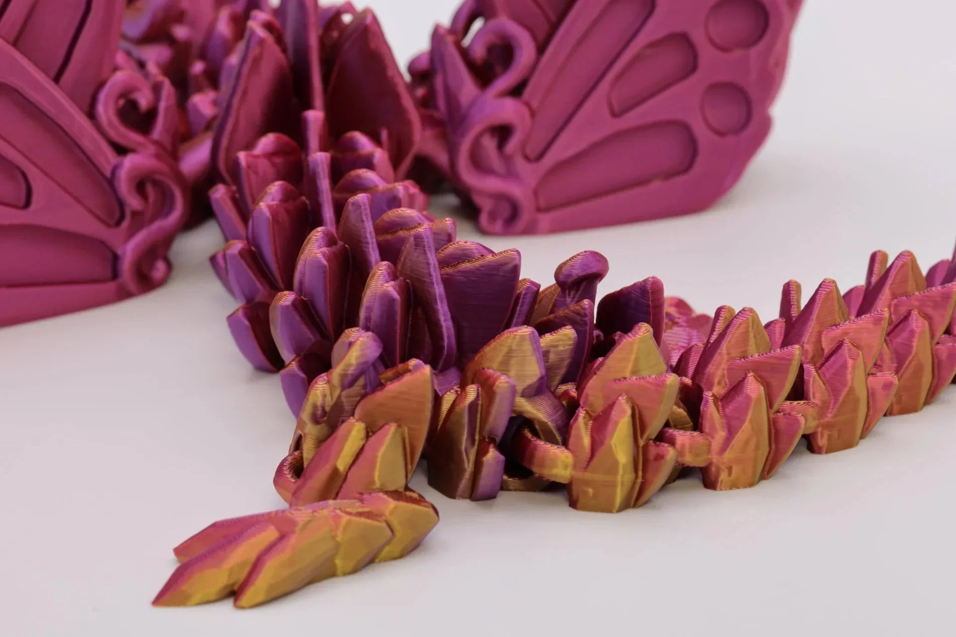 Beweglicher Schmetterlingsdrache - Frühlingsdekoration - TobiCrafts3D