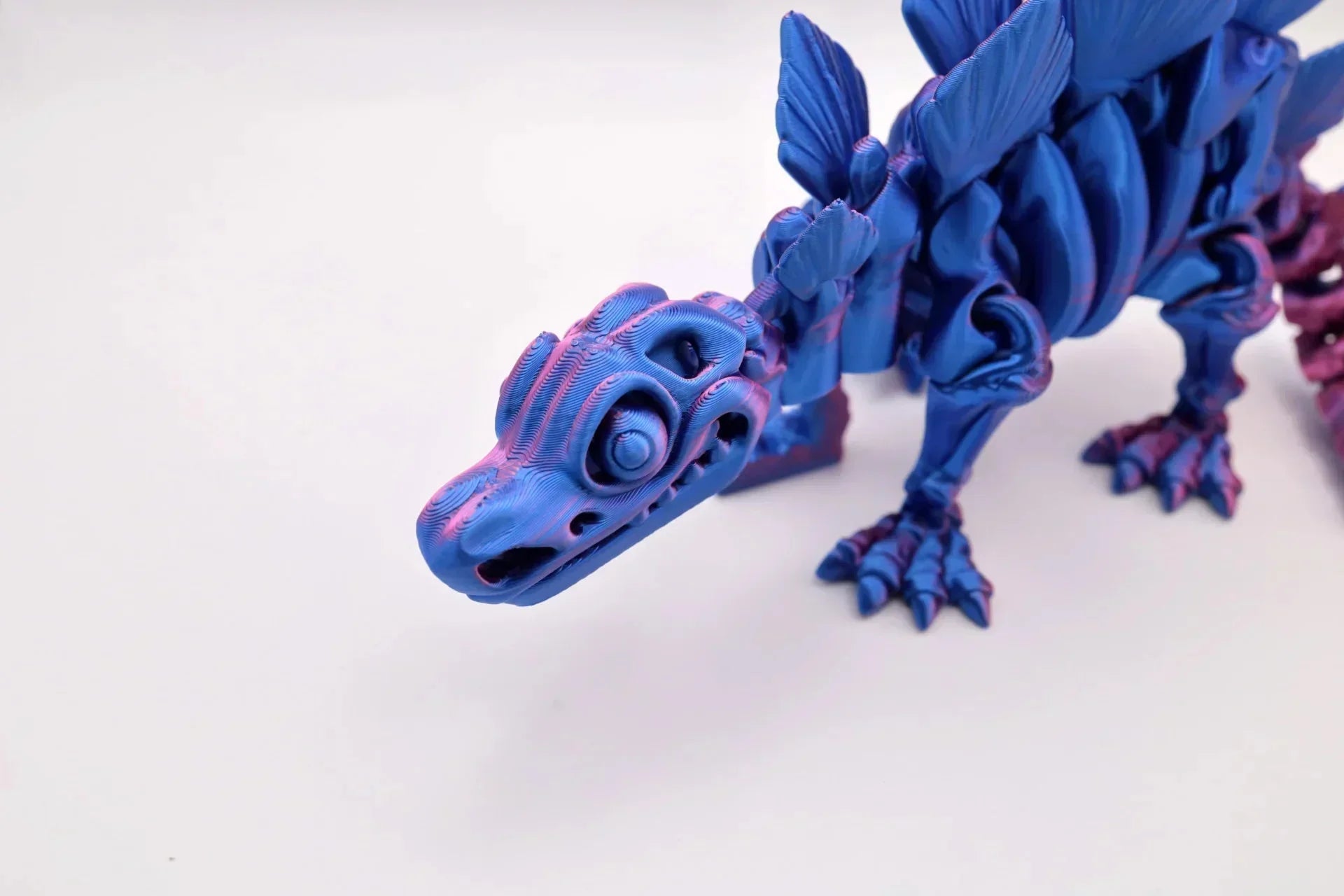 beweglicher Stegosaurus - Schreibtischspielzeug - Fidget Toy - Raumdekoration - TobiCrafts3D