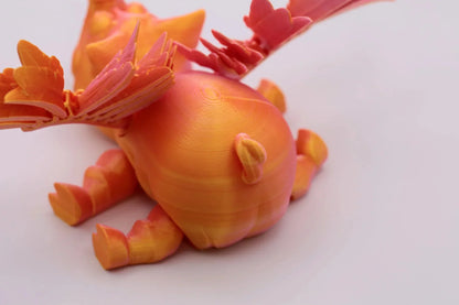 bewegliches fliegendes Schwein - Schreibtischspielzeug - Fidget Toy - Glücksbringer - TobiCrafts3D