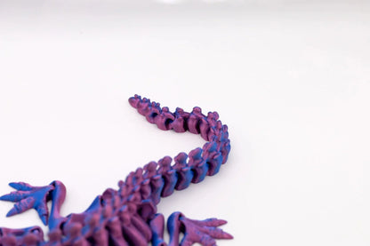 bewegliches Skelettkrokodil - Fidget Toy - Schreibtischspielzeug - TobiCrafts3D