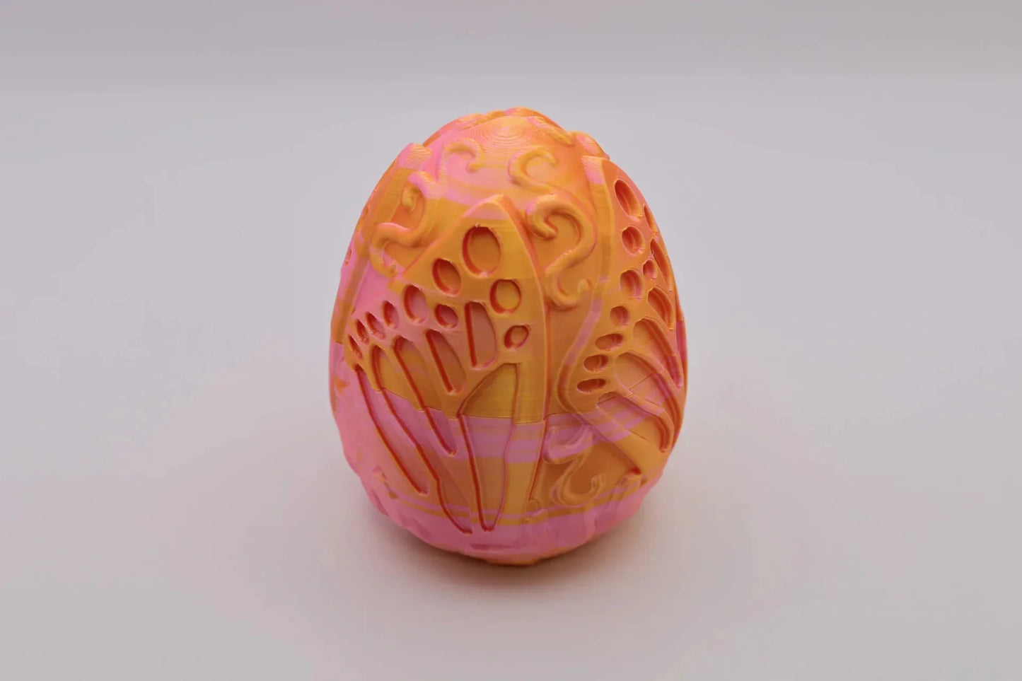 Drachenei mit Schmetterlingsmuster - Einzigartige Osterüberraschung - TobiCrafts3D