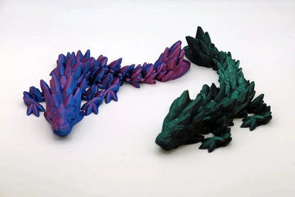 Edelsteindrache beweglicher Drache - articulated Dragon - Schreibtischspielzeug - Fidget Toy - TobiCrafts3D