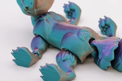 Einzigartiger 3D-gedruckter Fuchs – Perfektes Geschenk & Fidget Toy für Jung und Alt – Farbwechselnd je nach Blickwinkel - TobiCrafts3D