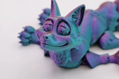 Einzigartiger 3D-gedruckter Fuchs – Perfektes Geschenk & Fidget Toy für Jung und Alt – Farbwechselnd je nach Blickwinkel - TobiCrafts3D