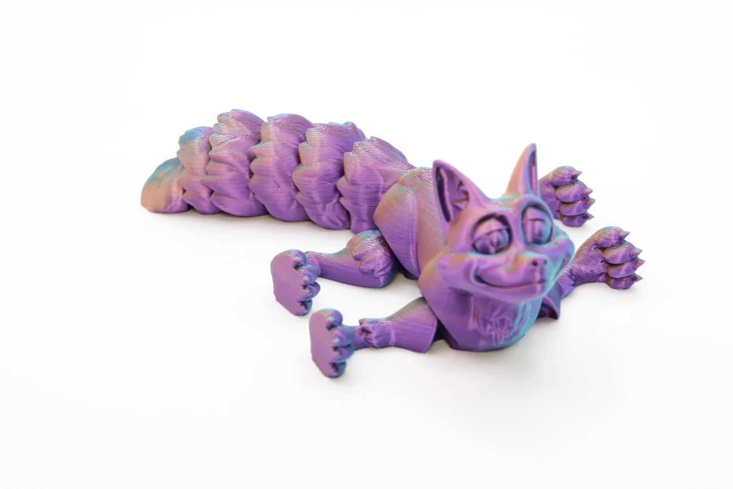 Einzigartiger 3D-gedruckter Fuchs – Perfektes Geschenk & Fidget Toy für Jung und Alt – Farbwechselnd je nach Blickwinkel - TobiCrafts3D