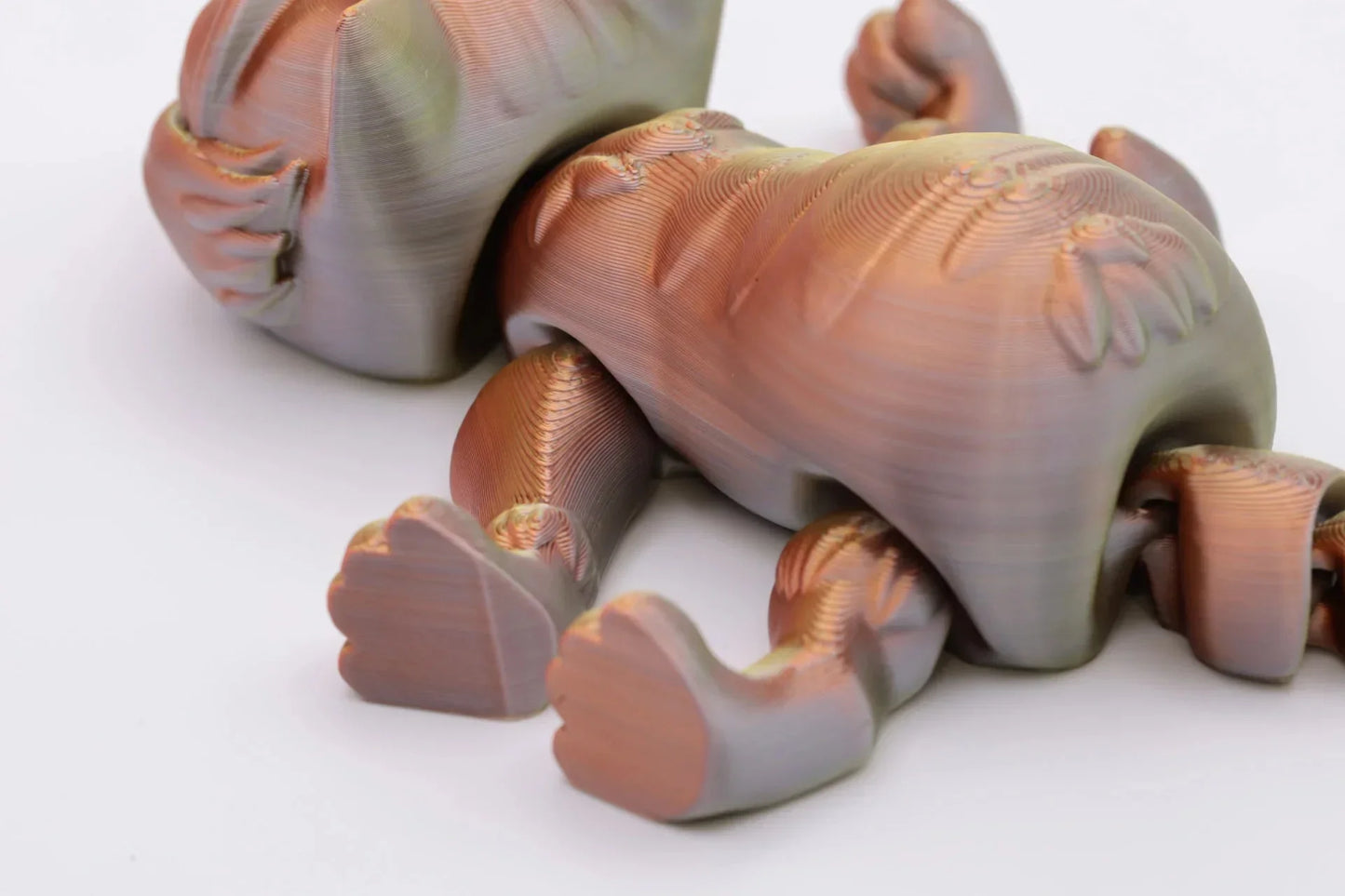 Flexible 3D Druck Katze mit Farbwechsel Bewegliche Katzenfigur Fidget Toy TikTok Geschenkidee Instagram - TobiCrafts3D