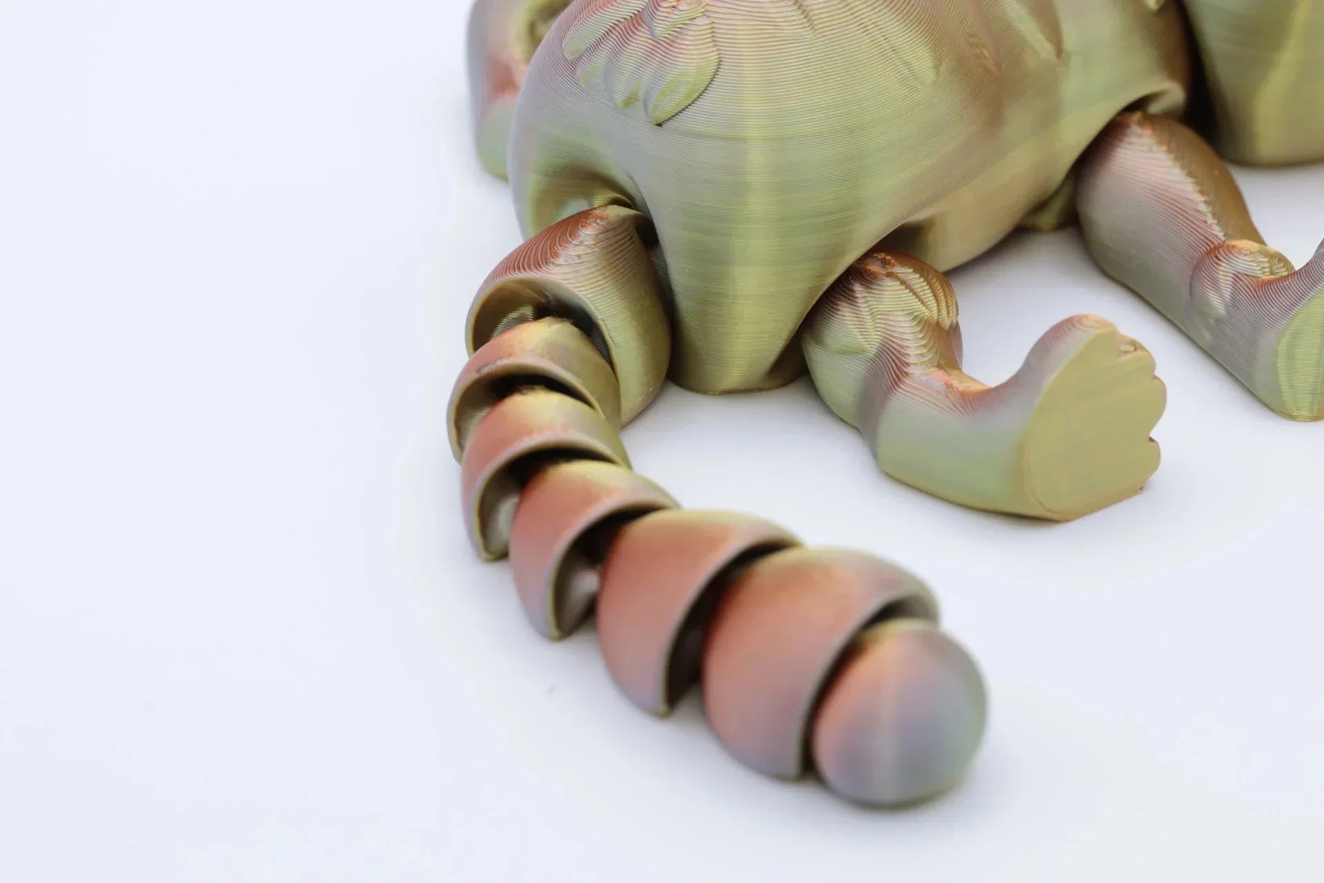 Flexible 3D Druck Katze mit Farbwechsel Bewegliche Katzenfigur Fidget Toy TikTok Geschenkidee Instagram - TobiCrafts3D