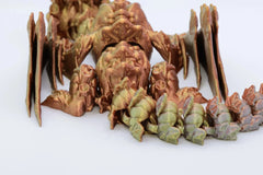 Handgefertigter farbwechselnder Kürbisdrache aus umweltfreundlichem PLA Dekoration und Geschenk - TobiCrafts3D