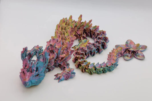 Kirschblütendrache – Zarter Blütenzauber - TobiCrafts3D
