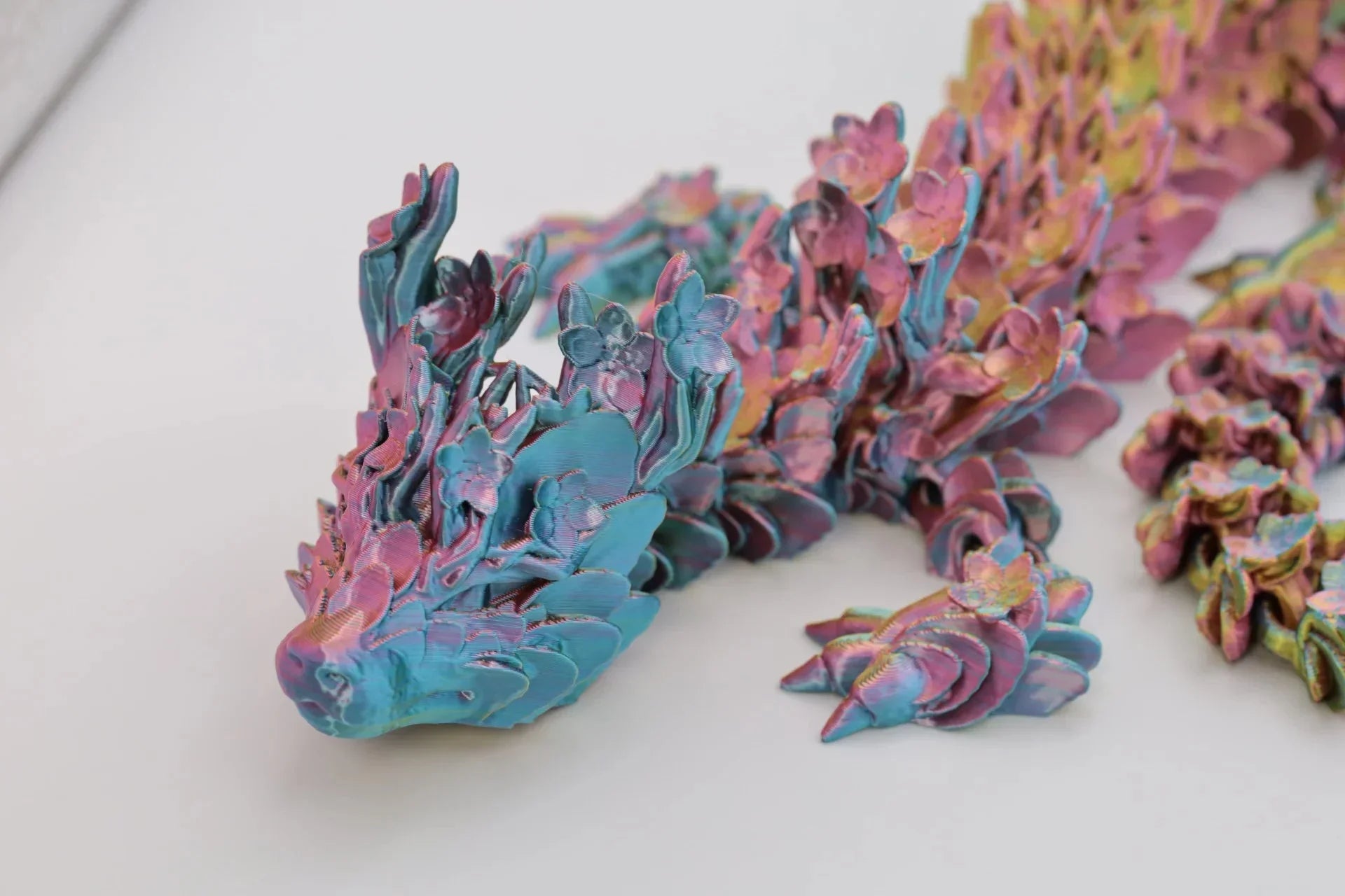 Kirschblütendrache – Zarter Blütenzauber - TobiCrafts3D