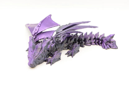 Kristall-Wolfdrache - Magische Faszination - TobiCrafts3D