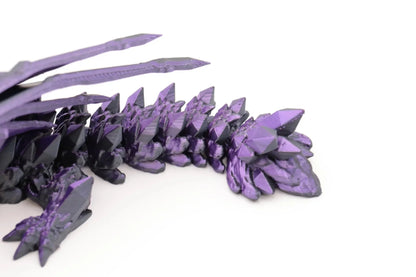 Kristall-Wolfdrache - Magische Faszination - TobiCrafts3D