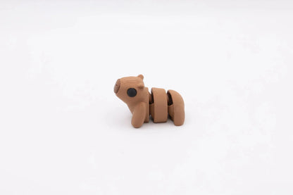 Mini Capybara Set 3D Druck Fidget Toy Bewegliche Capybara Mini Figuren TikTok Geschenkidee Dekoration Instagram - TobiCrafts3D