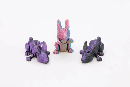 Mini Mix Set 3D Druck Figuren Fidget Toys in verschiedenen Farben Bewegliche Miniaturen TikTok Instagram Geschenkideen - TobiCrafts3D