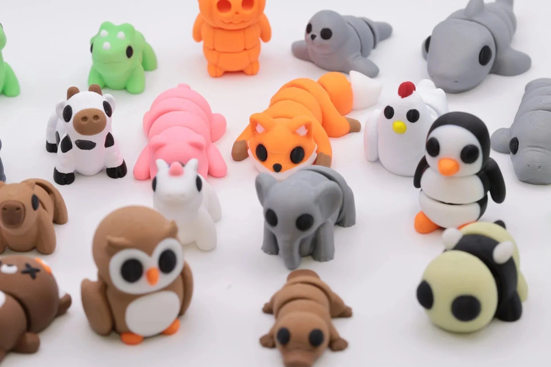 Minifiguren Mix Set – Zufällige Auswahl handgefertigter Figuren Dekoration und Sammlerstück – Kreative Geschenkidee Naturfreunde und Sammler - TobiCrafts3D