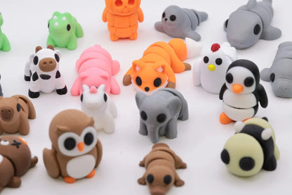 Minifiguren Mix Set – Zufällige Auswahl handgefertigter Figuren Dekoration und Sammlerstück – Kreative Geschenkidee Naturfreunde und Sammler - TobiCrafts3D