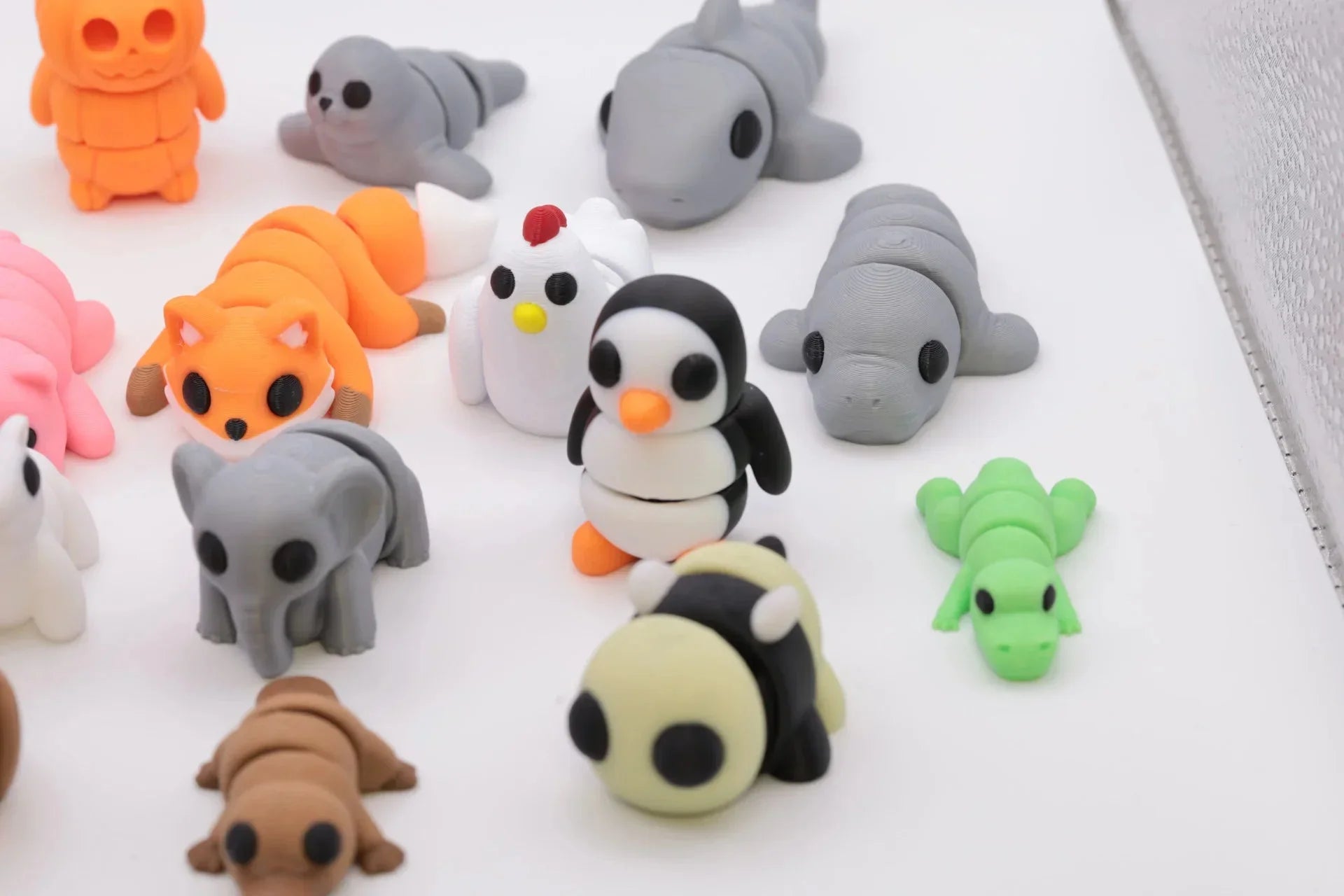 Minifiguren Mix Set – Zufällige Auswahl handgefertigter Figuren Dekoration und Sammlerstück – Kreative Geschenkidee Naturfreunde und Sammler - TobiCrafts3D