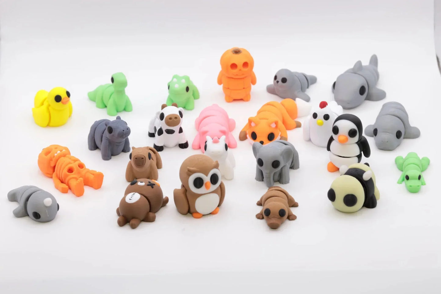 Minifiguren Mix Set – Zufällige Auswahl handgefertigter Figuren Dekoration und Sammlerstück – Kreative Geschenkidee Naturfreunde und Sammler - TobiCrafts3D