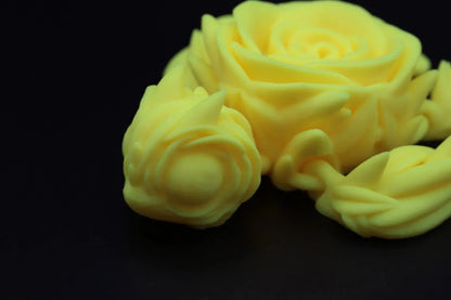 Rosenschildkröte - Blumen Dekoration - TobiCrafts3D