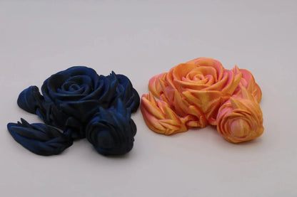 Rosenschildkröte - Blumen Dekoration - TobiCrafts3D
