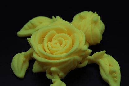 Rosenschildkröte - Blumen Dekoration - TobiCrafts3D
