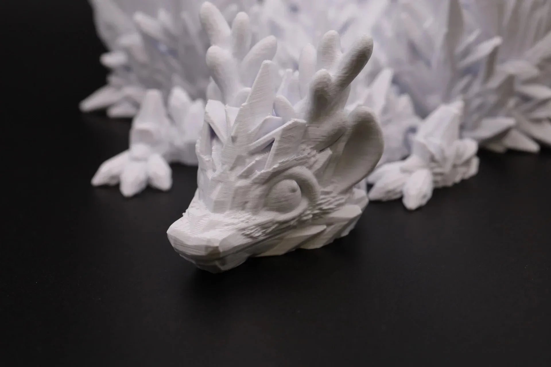 Schneeflockendrache - Winter Dekoration - TobiCrafts3D