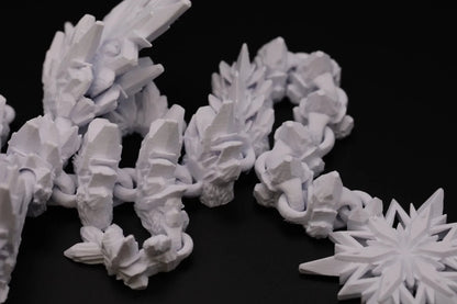 Schneeflockendrache - Winter Dekoration - TobiCrafts3D